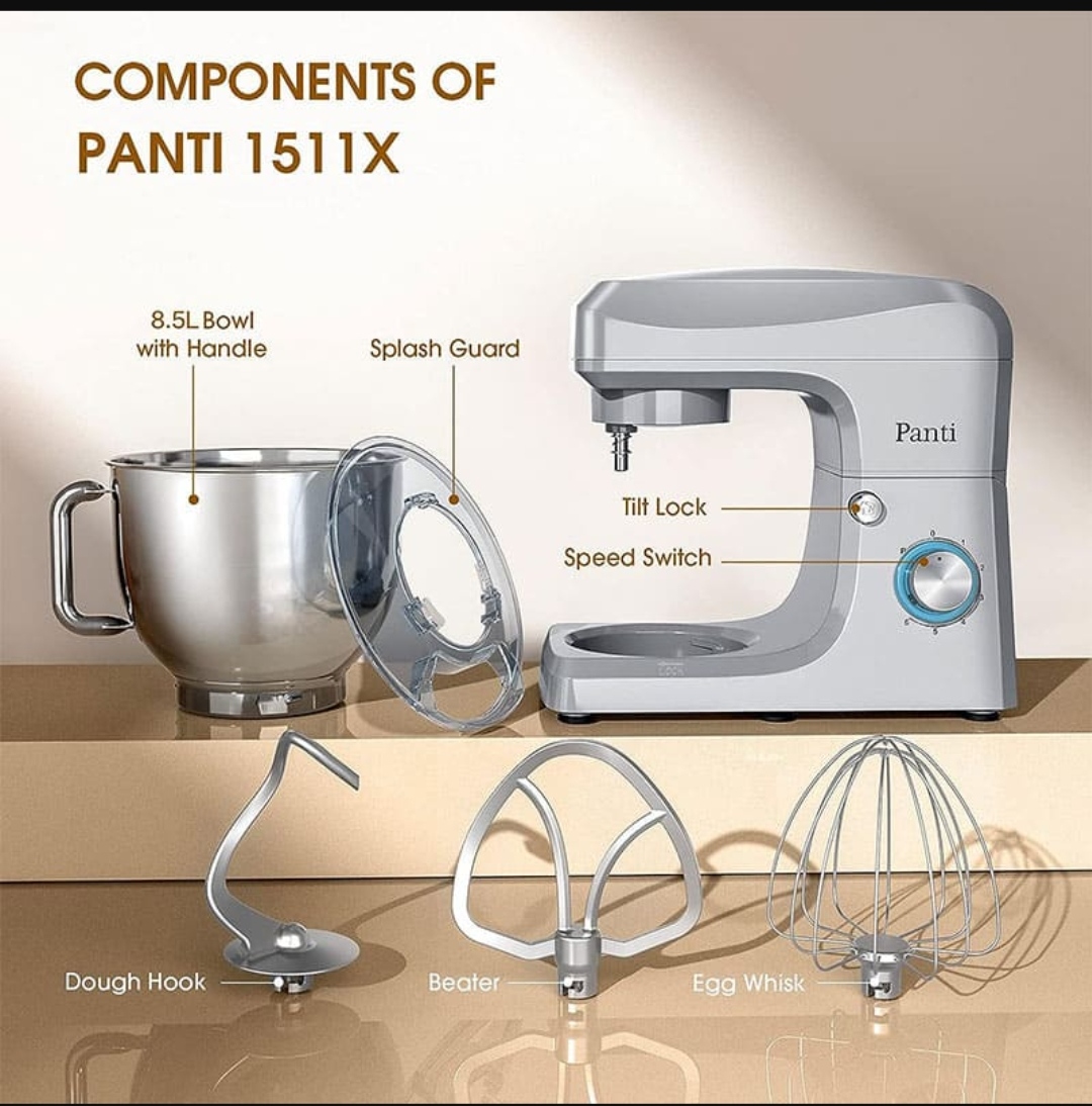 همزن کاسه دار 8.5 لیتر پانتی مدل PANTI SM-1511X