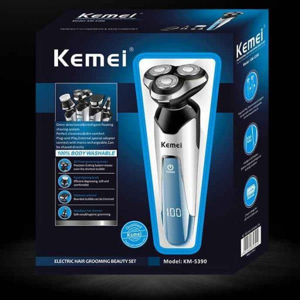 ماشین سه تیغ و اصلاح کیمی مدل KM:5390 اصلی