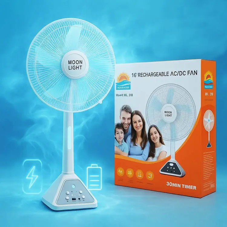 پنکه شارژی Moon Light مدل ML-31۷