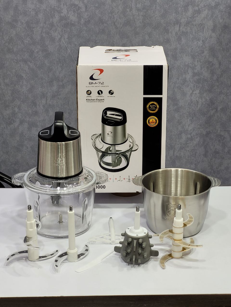 خردکن دو کاسه BM72 مدل BM-3000